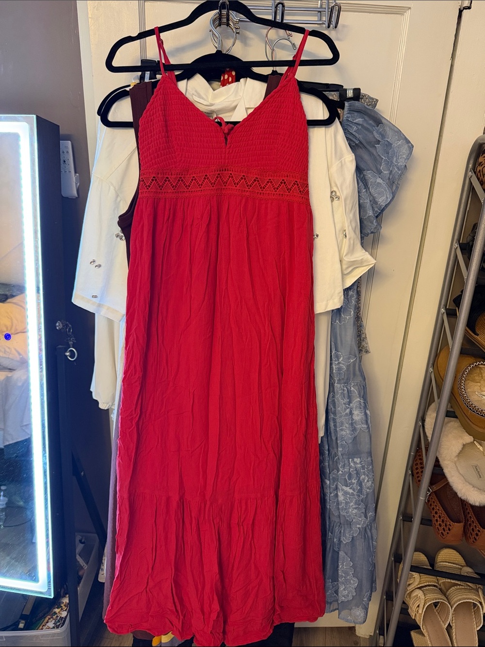 Red Sundress / Maxi Dress